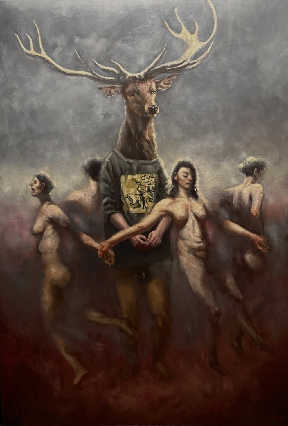 Svörtu málverkin - myndlistarsýning eftir Halldór Kristjánsson