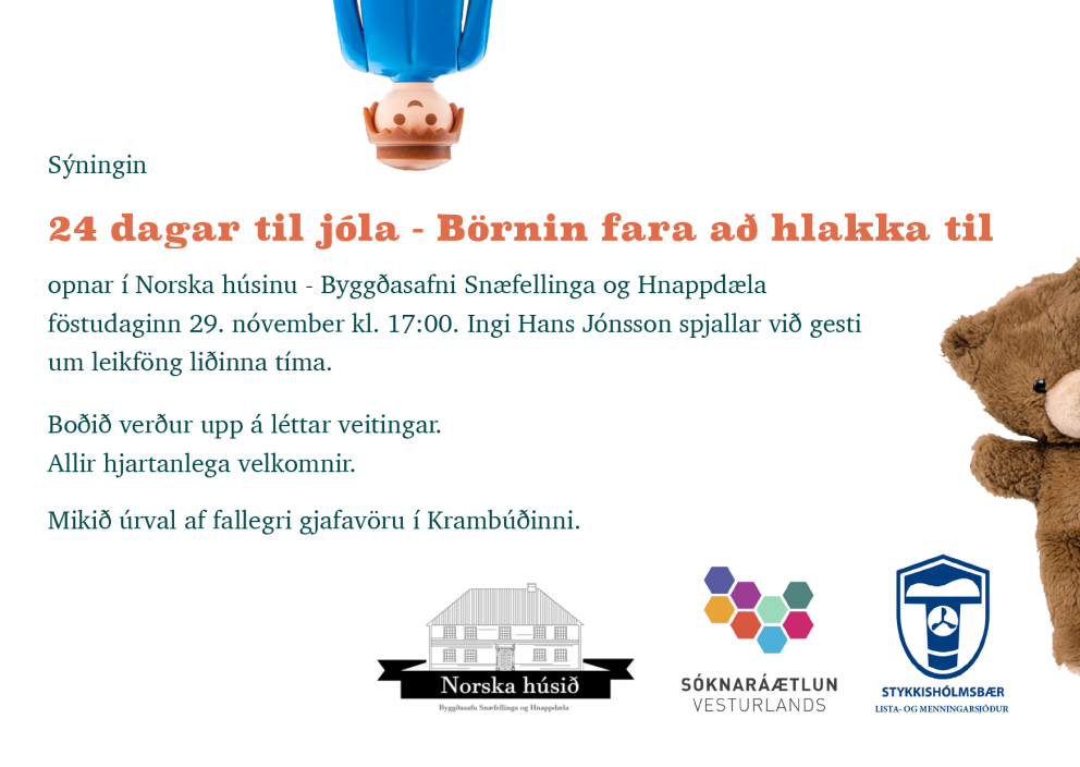 Jólaopnun Norska hússins hefst 29. nóvember