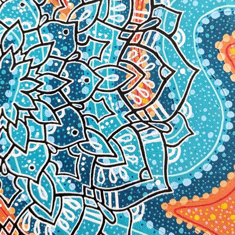 Lifandi hringform - myndlistarsýning eftir Ísól