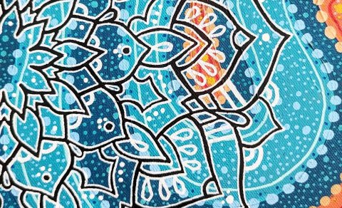 Lifandi hringform - myndlistarsýning eftir Ísól