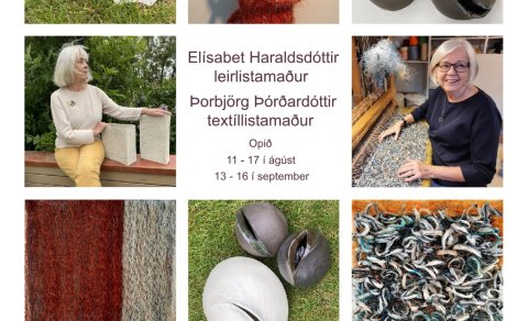 Leirlist og textíll - sýningaropnun